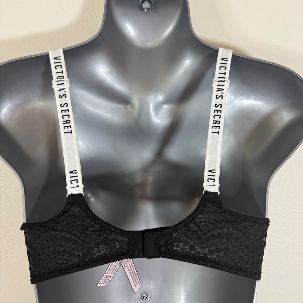 Victoria's Secret Black Lace Bra Size 32D SKU0139 - Picture 5 of 10